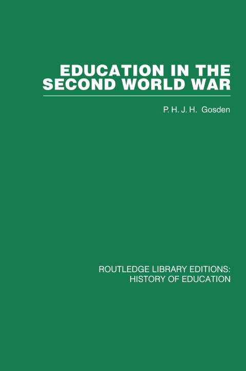 Cover image for book Education in the Second World War