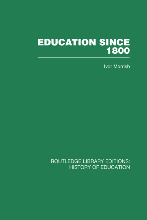 Cover image for book Education Since 1800