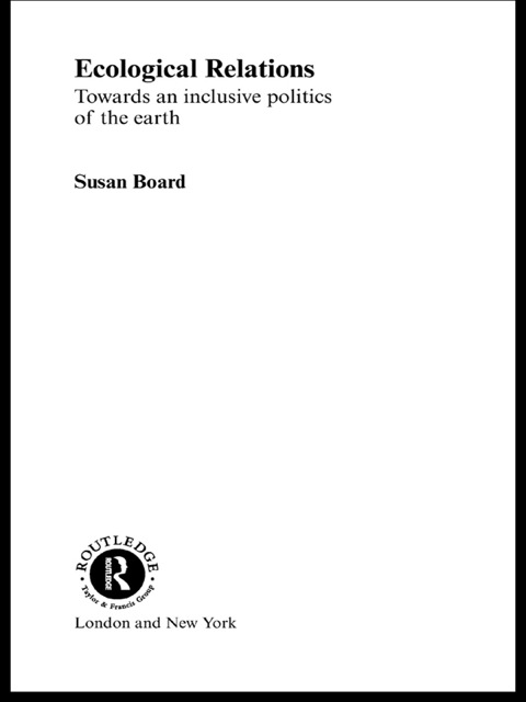 Cover image for book Ecological Relations