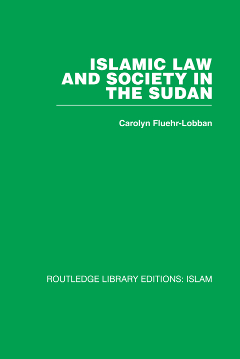 Cover image for book Islamic Law and Society in the Sudan