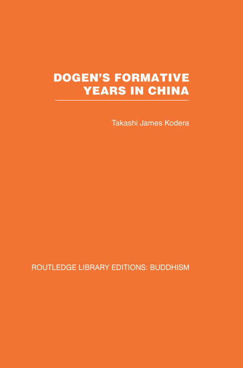 Cover image for book Dogen's Formative Years