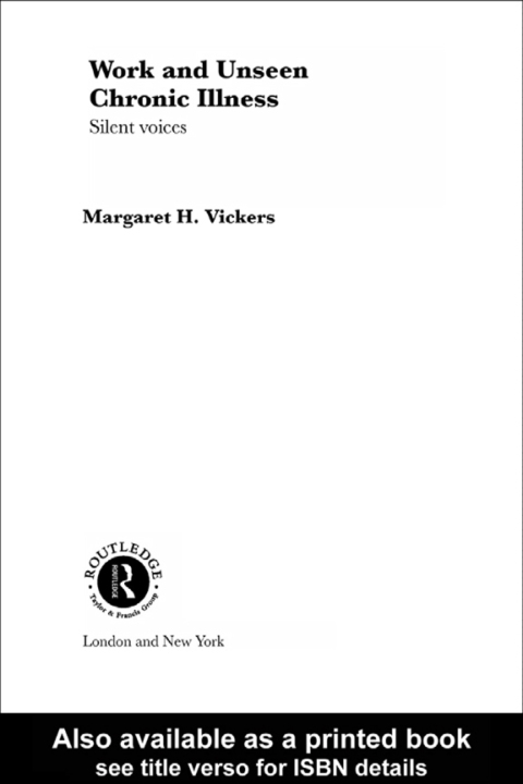 Cover image for book Work and Unseen Chronic Illness