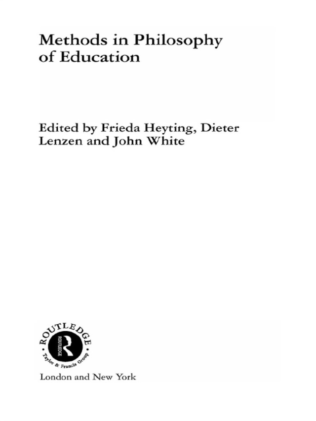 Methods in Philosophy of Education