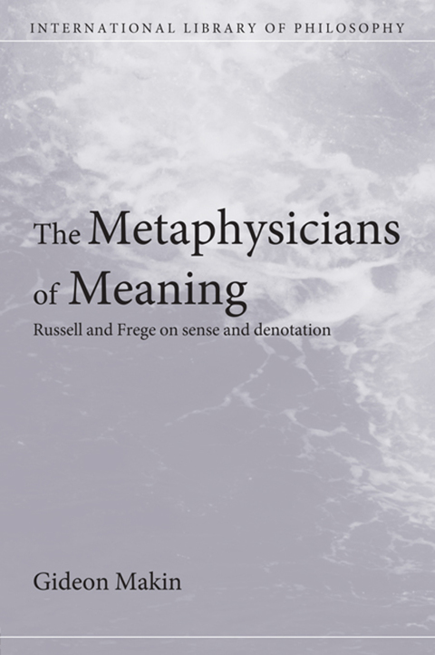 Cover image for book Metaphysicians of Meaning