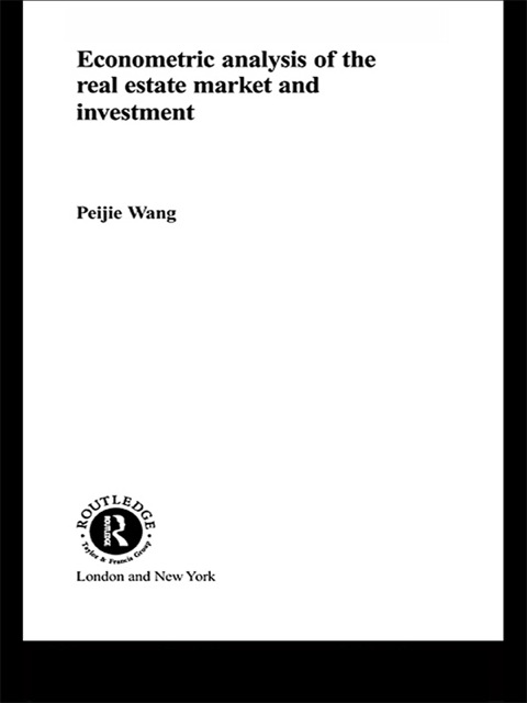 Cover image for book Econometric Analysis of the Real Estate Market and Investment