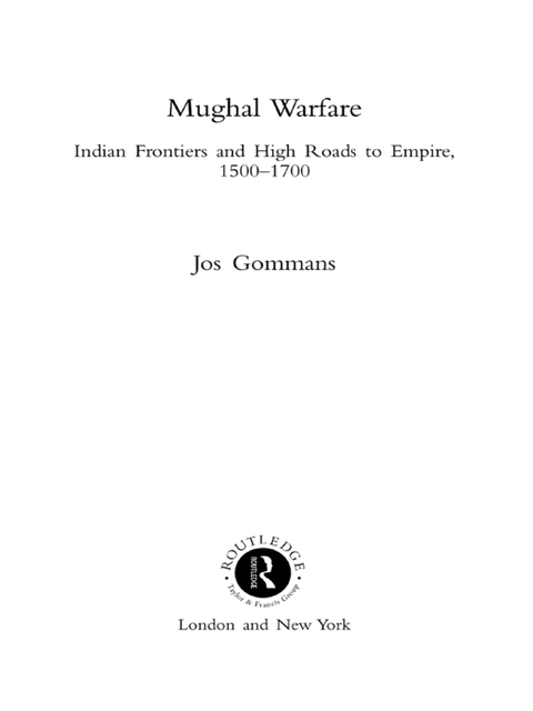 Cover image for book Mughal Warfare