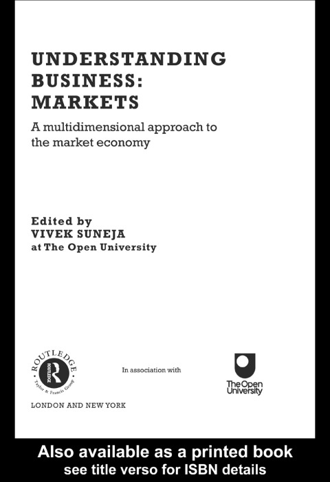Cover image for book Understanding Business: Markets