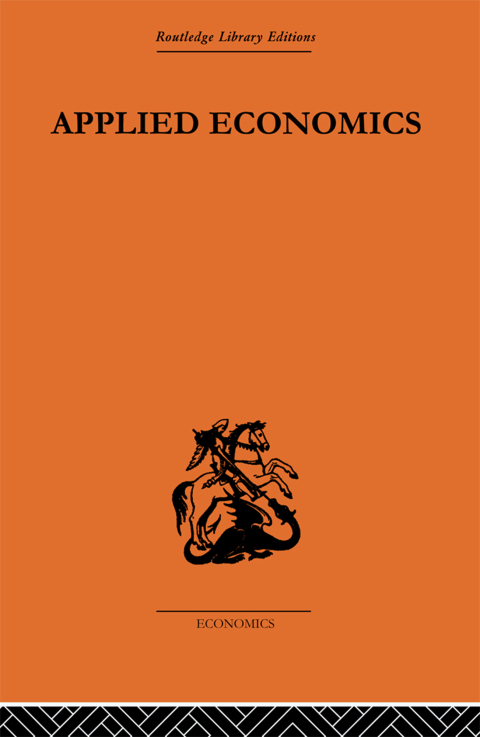 Cover image for book Applied Economics