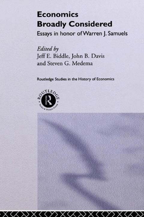 Cover image for book Economics Broadly Considered