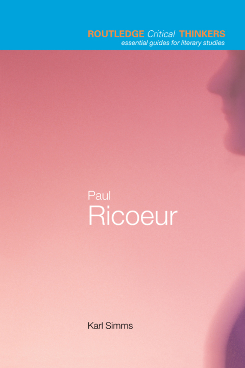 Cover image for book Paul Ricoeur