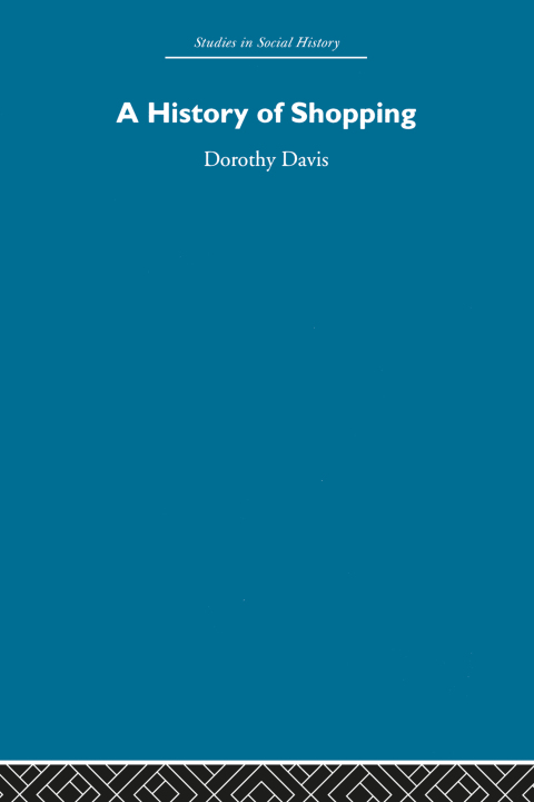 Cover image for book A History of Shopping