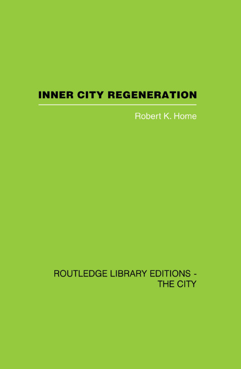Cover image for book Inner City Regeneration