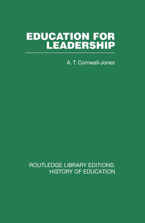 Cover image for book Education For Leadership