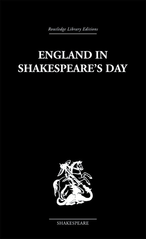 Cover image for book England in Shakespeare's Day