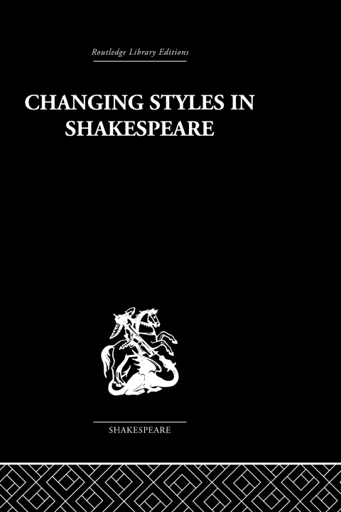 Cover image for book Changing Styles in Shakespeare
