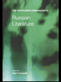 Cover image: The Routledge Companion to Russian Literature 1st edition 9780415233668