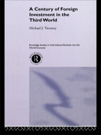 Titelbild: A Century of Foreign Investment in the Third World 1st edition 9781138879393