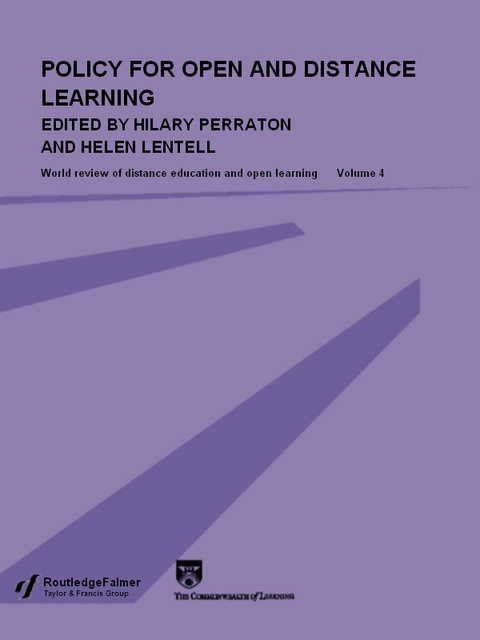 Cover image for book Policy for Open and Distance Learning