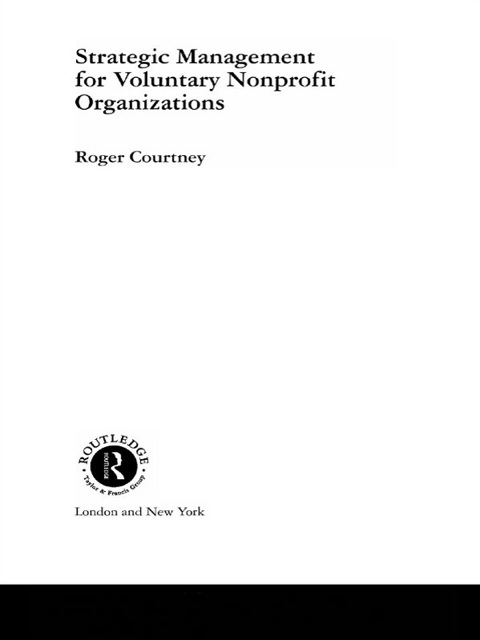 Cover image for book Strategic Management for Nonprofit Organizations