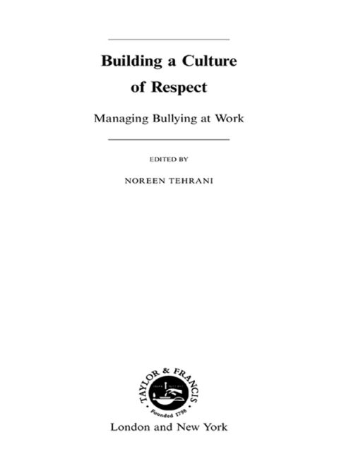 Cover image for book Building a Culture of Respect
