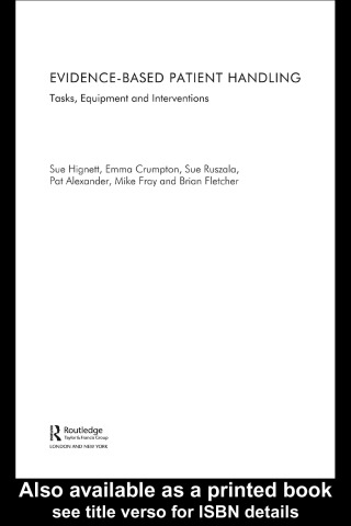 Evidence-Based Patient Handling