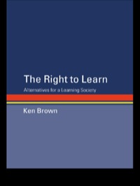 Cover image: The Right to Learn 1st edition 9780415231657