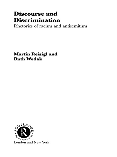 Discourse and Discrimination 