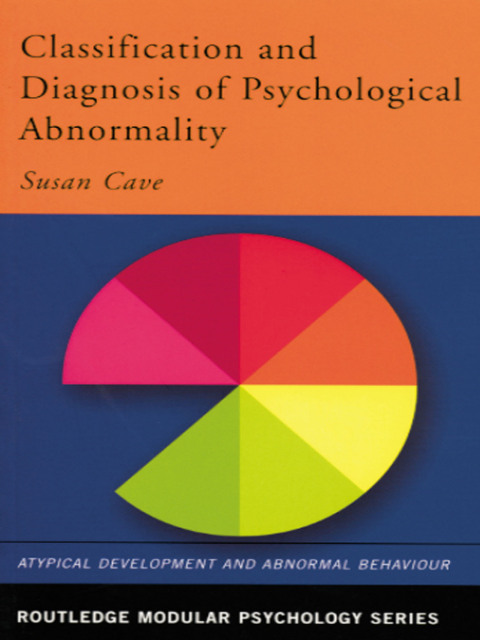 Cover image for book Classification and Diagnosis of Psychological Abnormality
