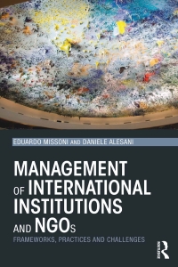 Cover image: Management of International Institutions and NGOs 1st edition 9780415706650