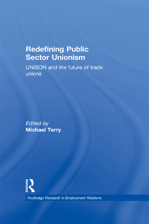 Cover image for book Redefining Public Sector Unionism