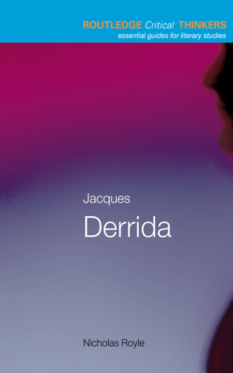 Cover image for book Jacques Derrida
