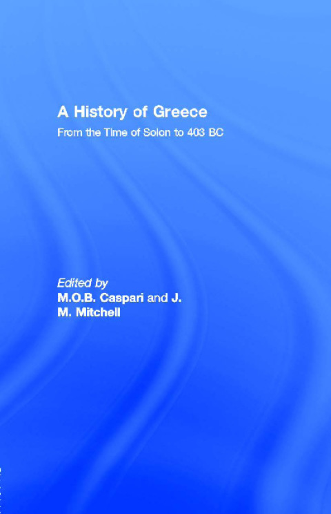 Cover image for book A History of Greece