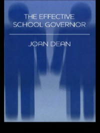 Cover image: The Effective School Governor 1st edition 9780415223508