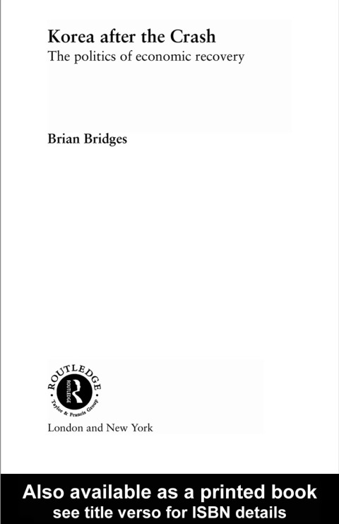 Cover image for book Korea after the Crash