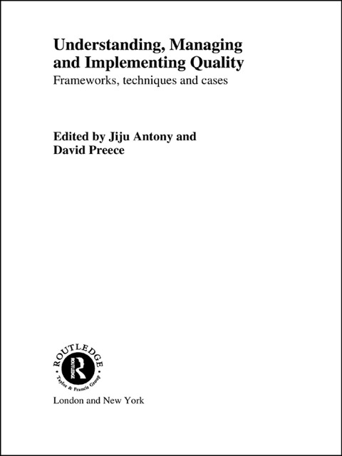 Cover image for book Understanding, Managing and Implementing Quality