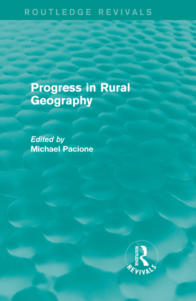 Progress in Rural Geography (Routledge Revivals)