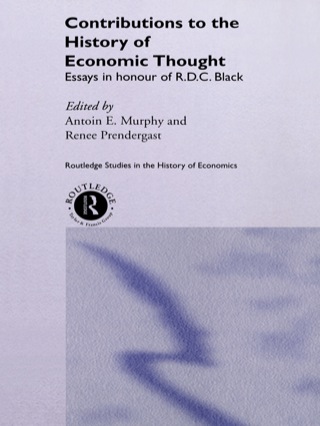 Contributions to the History of Economic Thought