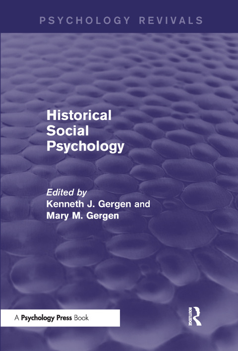 Cover image for book Historical Social Psychology (Psychology Revivals)