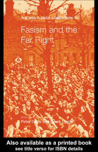 Cover image: The Routledge Companion to Fascism and the Far Right 1st edition 9780415214940