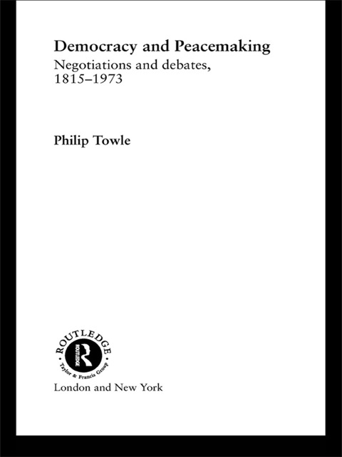 Cover image for book Democracy and Peace Making