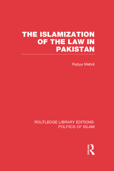 Cover image for book The Islamization of the Law in Pakistan