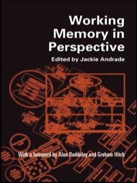 صورة الغلاف: Working Memory in Perspective 1st edition 9780415211987