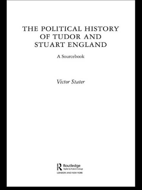 Cover image for book A Political History of Tudor and Stuart England