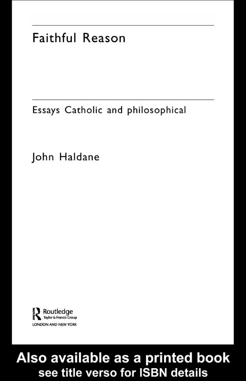 Cover image for book Faithful Reason