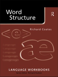 صورة الغلاف: Word Structure 1st edition 9780415206310