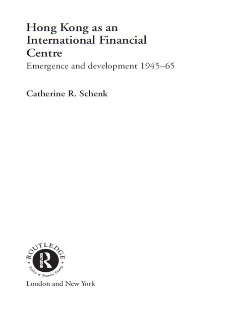 Cover image for book Hong Kong as an International Financial Centre