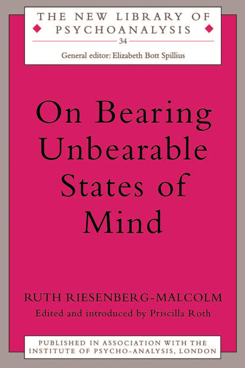 Cover image for book On Bearing Unbearable States of Mind