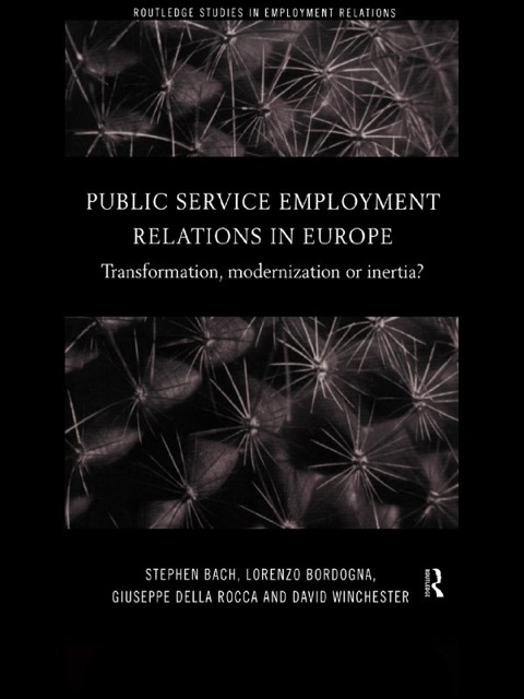 Cover image for book Public Service Employment Relations in Europe