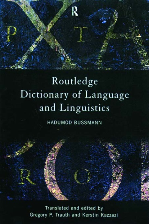 Cover image for book Routledge Dictionary of Language and Linguistics