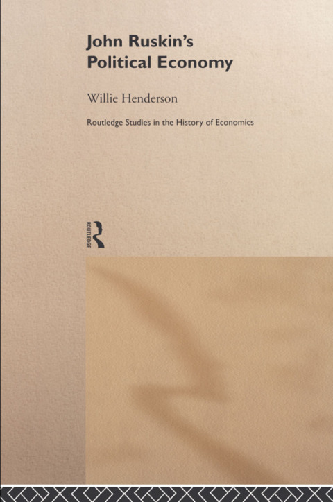 Cover image for book John Ruskin's Political Economy